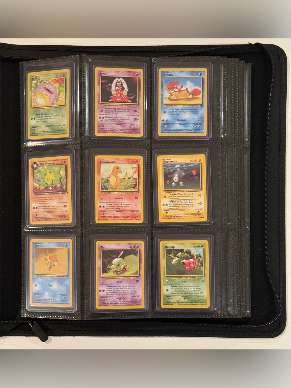Vintage Pokémon WOTC Binder Collection. What you see is what you get!